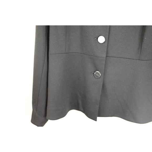 Sandro Vintage 3 Button Blazer XL Black Y2K Clueless - Picture 5 of 11